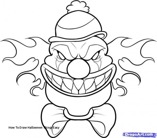 600x527 Halloween Drawing Ideas - Easy Halloween Drawings