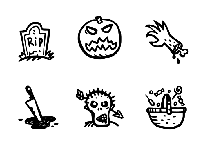 40+ Best Collections Scary Easy Cool Halloween Drawings | The Teddy Theory