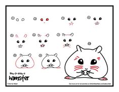 Easy Hamster Drawing