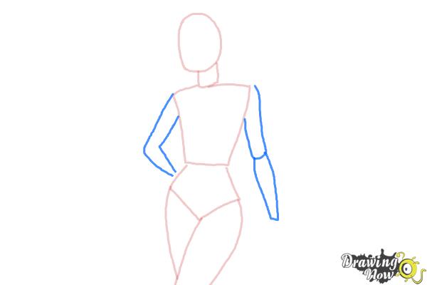 600x400 How To Draw A Woman Body - Easy Human Body Drawing