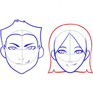 302x302 How To Draw How To Draw A Face For Kids - Easy Human Drawing