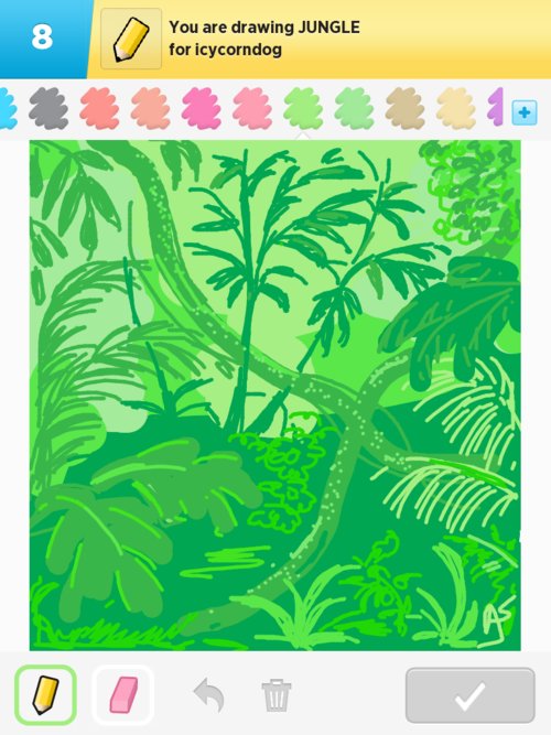 500x667 easy jungle drawing - Easy Jungle Drawing