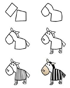 236x295 Easy Cartoon Zebra Drawing Troller Us - Easy Kid Cartoon Drawing