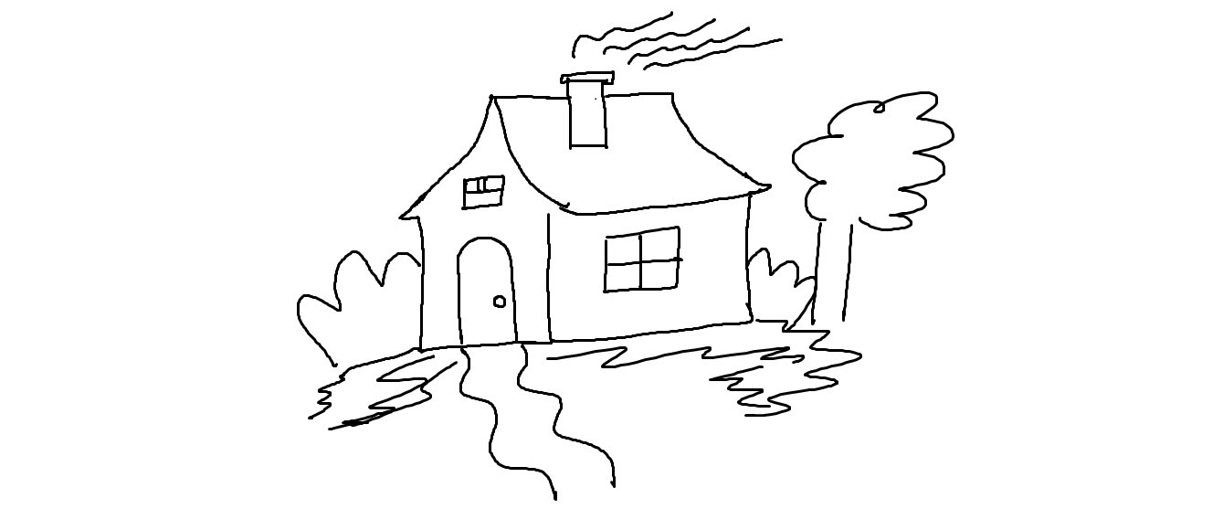 1339x557 Easy Kids Drawing Lessons How To Draw A Cartoon House Youtube Kids - Easy Kid Cartoon Drawing