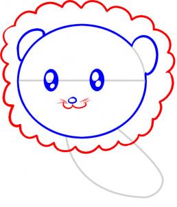 258x302 How To Draw How To Draw A Lion For Kids - Easy Lion Face Drawing
