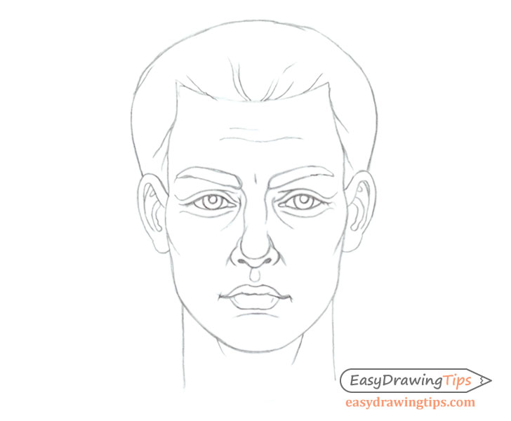 728x600 tips on drawing the same male face of different ages - Easy Man Drawing