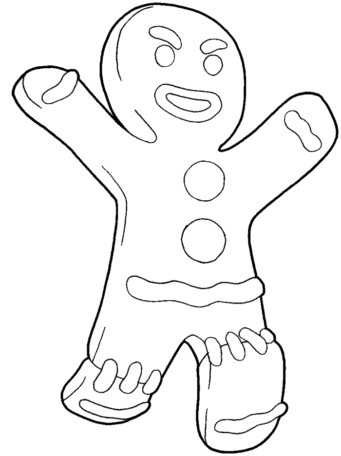 700x936 How To Draw Gingerbread Man From Shrek With Easy Steps Drawing - Easy Man Drawing