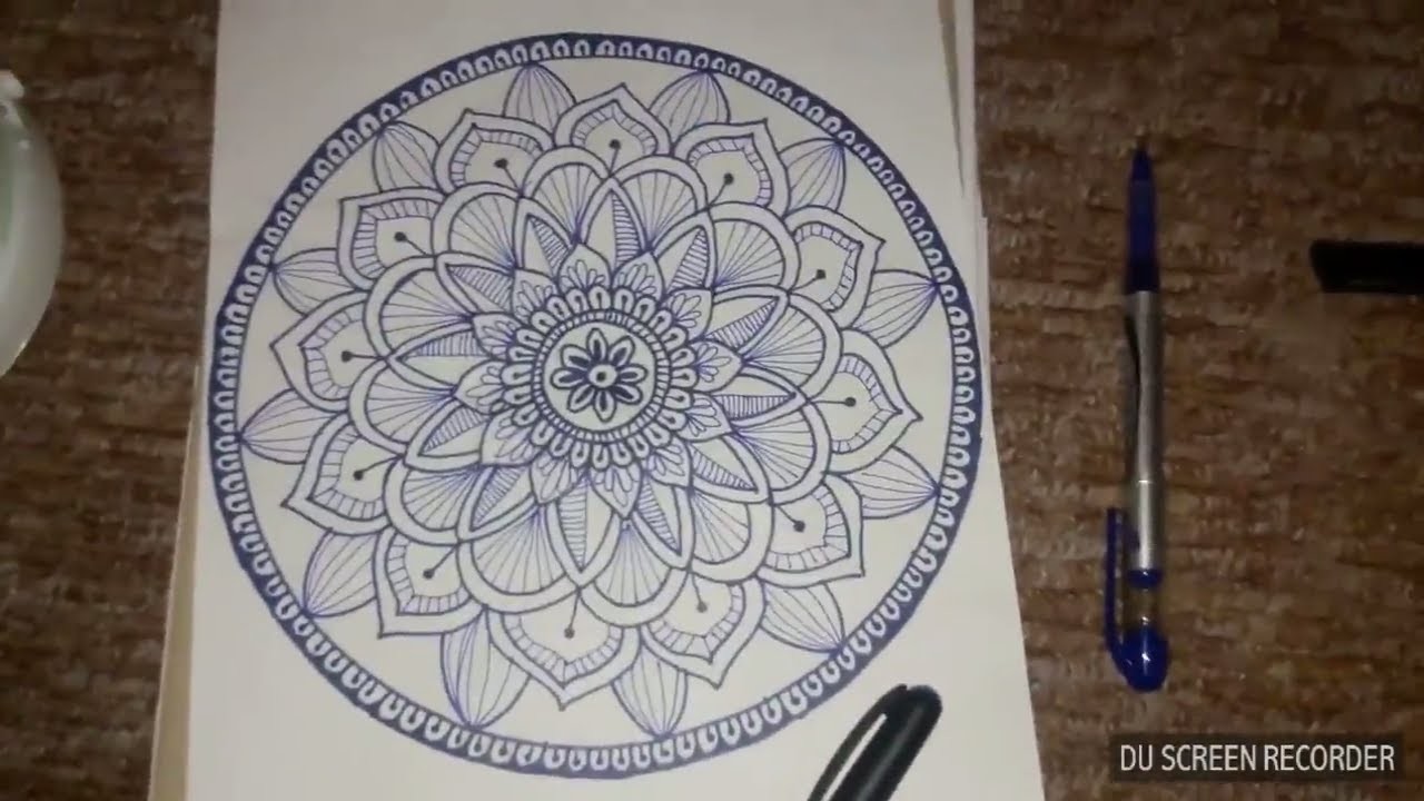 1280x720 easy mandala drawinghow to draw a simple easy mandala drawing - Easy Mandala Drawing