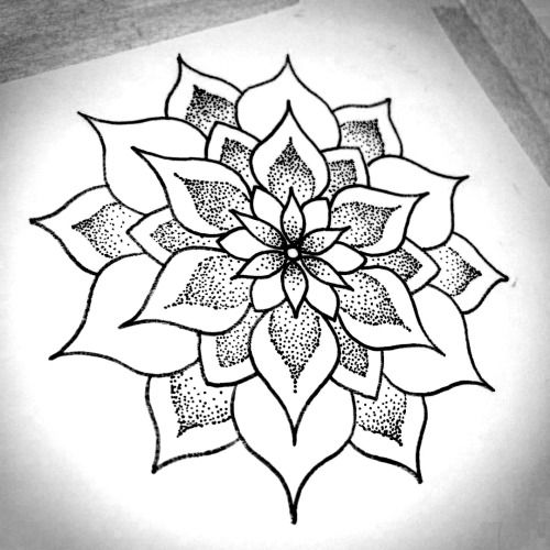 500x500 Drawingpainting Drawings, Art - Easy Mandala Drawing