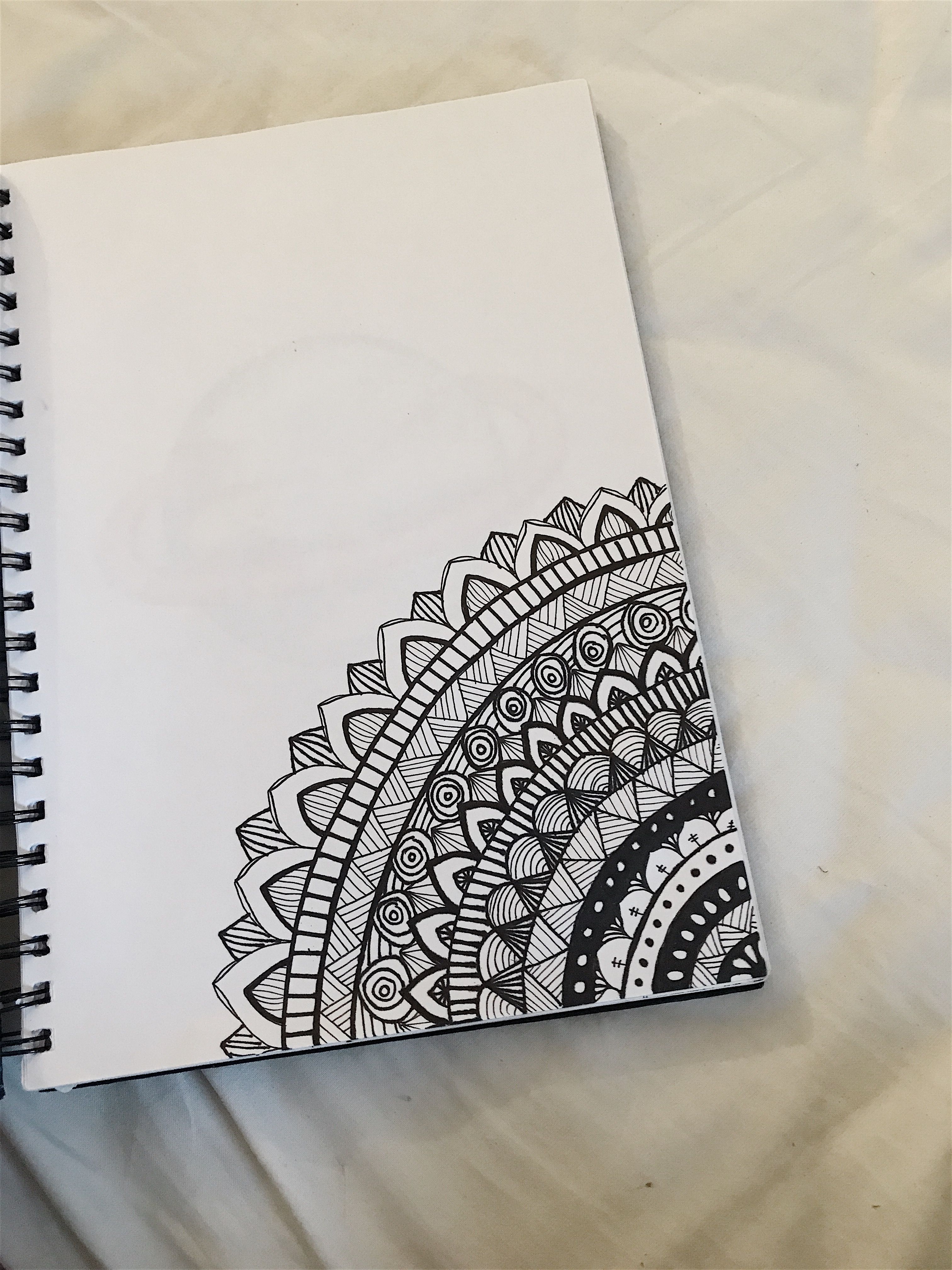 3024x4032 Drawing - Easy Mandala Drawing