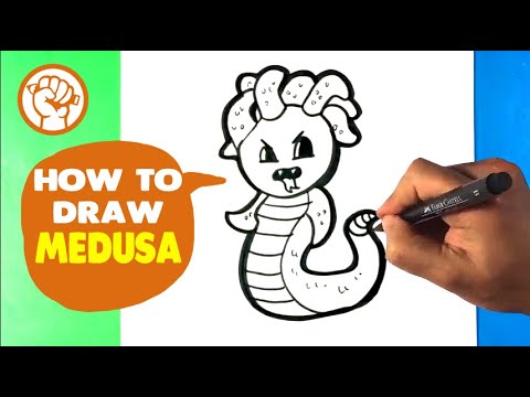 480x360 how to draw cute medusa - Easy Medusa Drawing