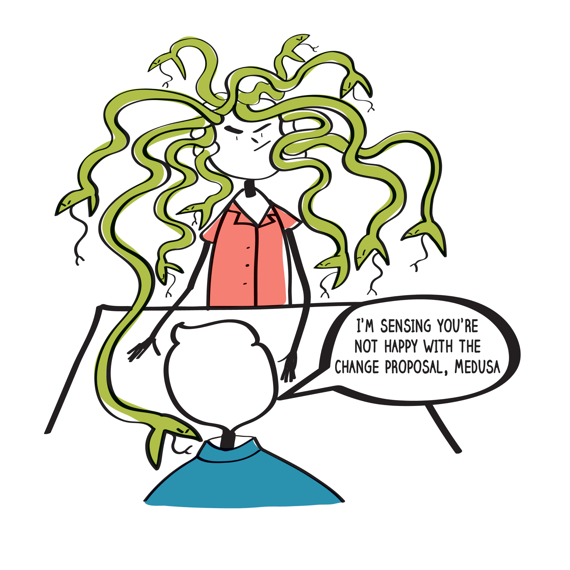 2000x2000 medusa cartoon - Easy Medusa Drawing