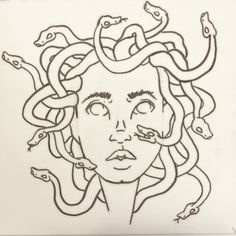 236x236 Best Drawing Images In Drawing Techniques, Drawings - Easy Medusa Drawing