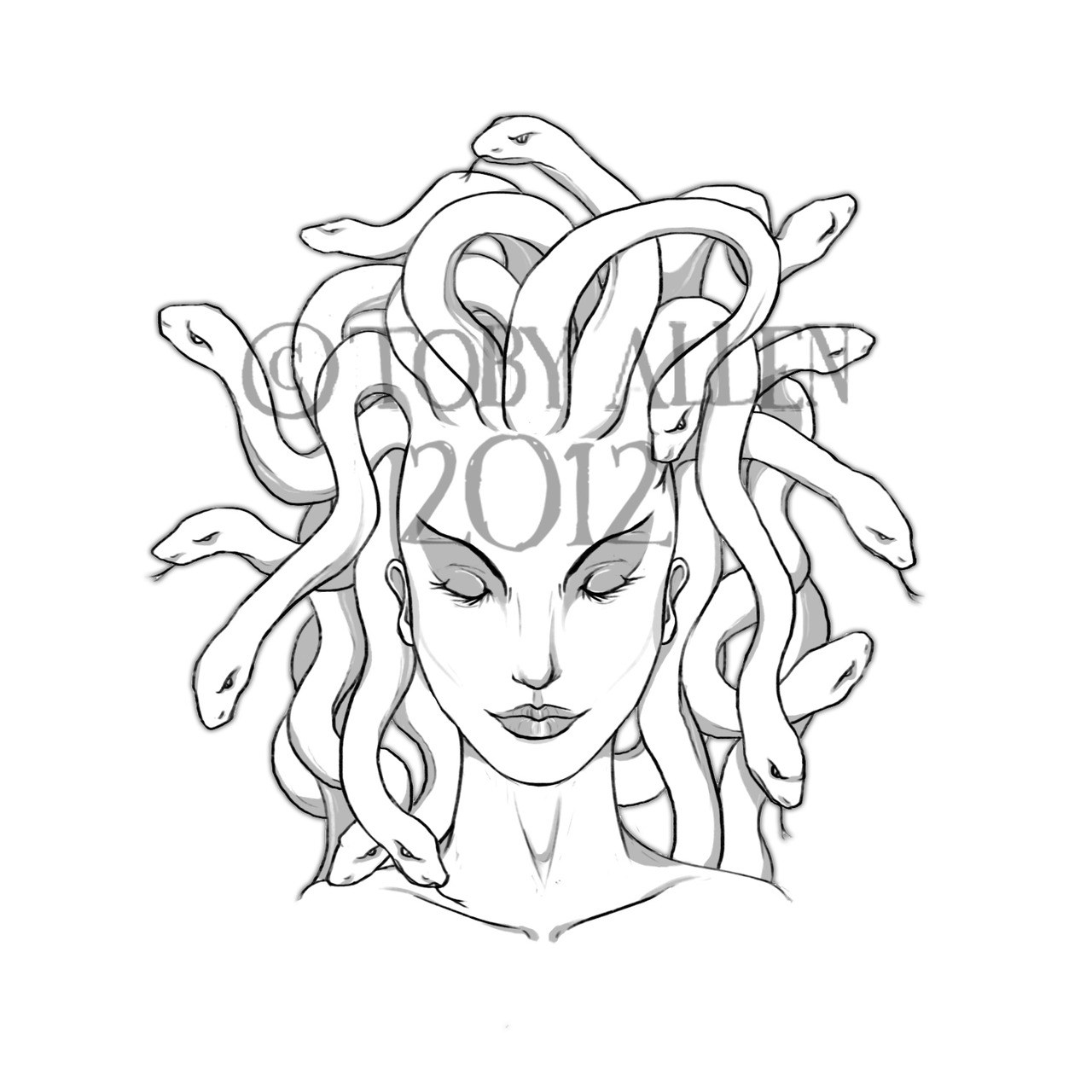 Easy Medusa Drawing at Explore collection of Easy
