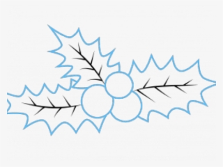 320x240 How To Draw A Dog, Easy Step - Easy Mistletoe Drawing