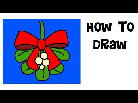 Easy Mistletoe Drawing at PaintingValley.com | Explore collection of ...