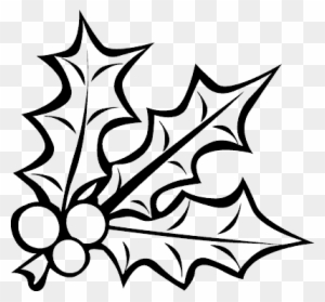 300x279 Mistletoe Drawing - Easy Mistletoe Drawing