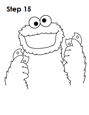 300x388 Sesame Street - Easy Monster Drawings