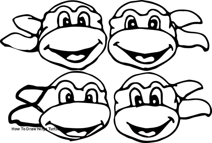736x496 how to draw ninja turtles easy the best ninja turtles images - Easy Ninja Turtle Drawing