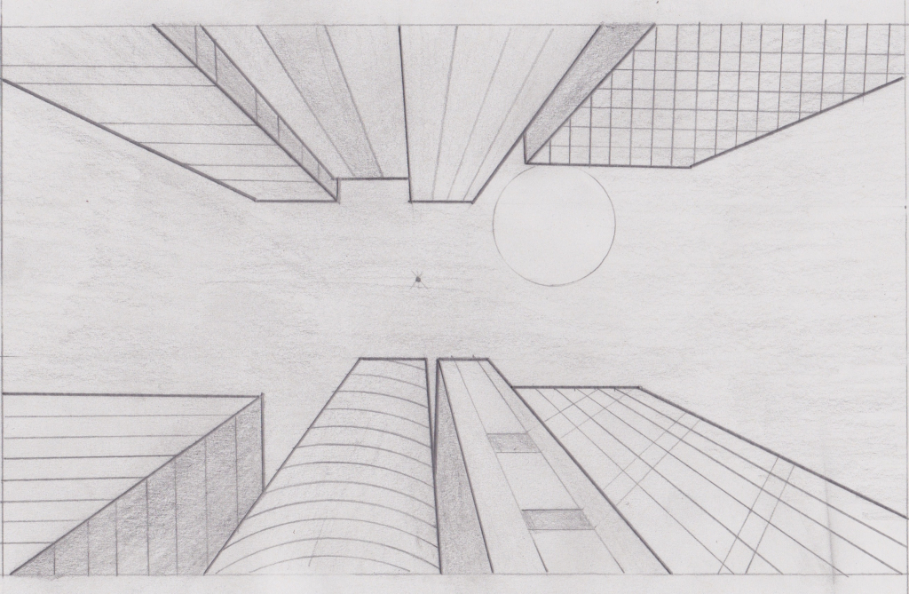One Point Perspective Drawing Easy