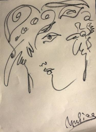 375x515 Hi, Picasso! Drawing - Easy Pen Drawings