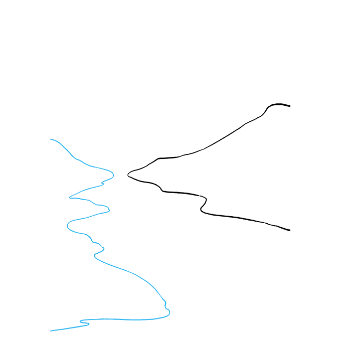 680x678 How To Draw A River - Easy Pics Drawing