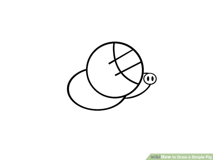 728x546 How To Draw A Simple Pig Steps - Easy Pics Drawing