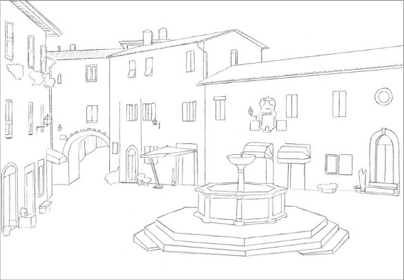 585x405 Easy Drawing - Easy Pictures Drawing