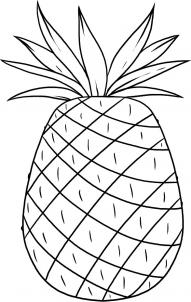 191x302 How To Draw How To Draw A Pineapple - Easy Pineapple Drawing