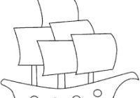 200x140 Pirate Ship Coloring - Easy Pirate Ship Drawing