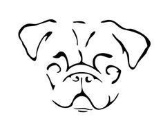 236x176 Image Result For Pug Line Drawing Simple Crafts - Easy Pug Drawing