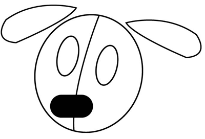 400x272 How To Draw Simple Cartoon Puppy With Step - Easy Puppy Drawing