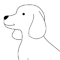 Easy Puppy Drawing at PaintingValley.com | Explore collection of Easy ...