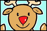 200x135 How To Draw Reindeer With Easy Step - Easy Reindeer Drawing