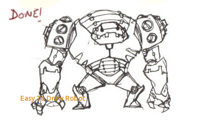 400x244 Easy To Draw Robot - Easy Robot Drawing