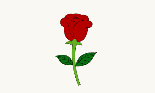 500x302 Easy Ways To Draw A Rose - Easy Rose Drawing Tutorial