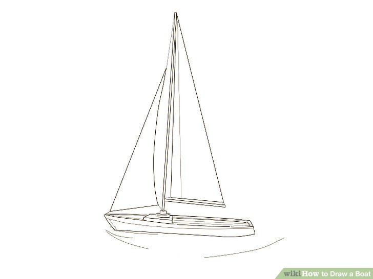 728x546 Sailboat Drawing Easy For Free Download - Easy Sailboat Drawing
