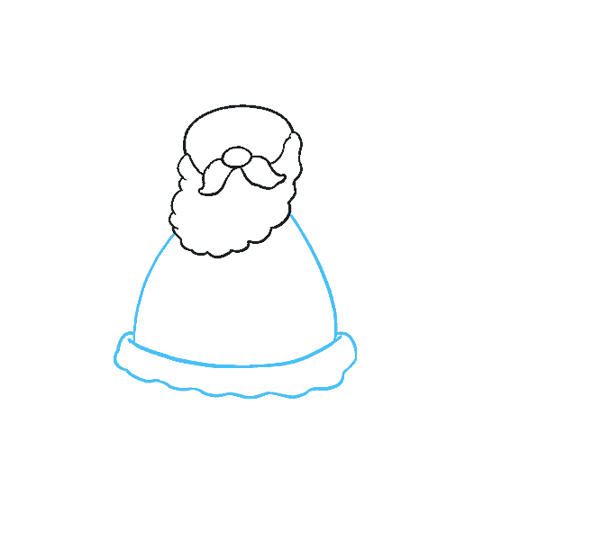 678x600 How To Draw Santa Claus In A Few Easy Steps Easy Drawing Guides - Easy Santa Drawing