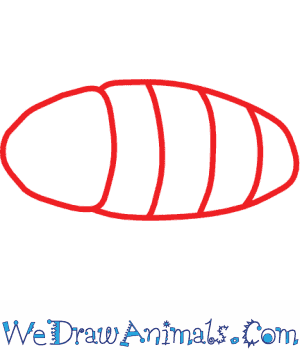 300x350 How To Draw A Scorpion - Easy Scorpion Drawing