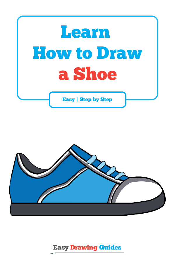 600x900 How To Draw A Shoe - Easy Shoe Drawing