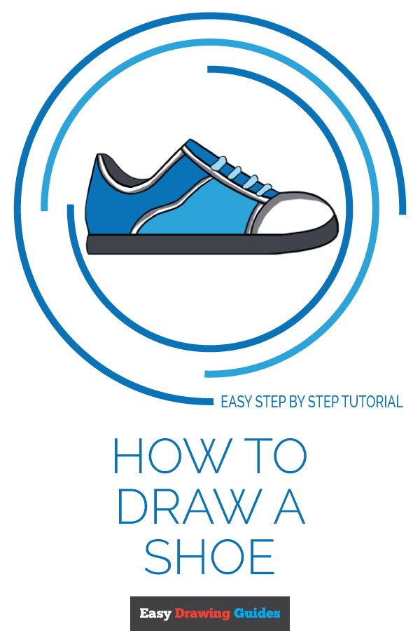 600x900 How To Draw A Shoe - Easy Shoe Drawing