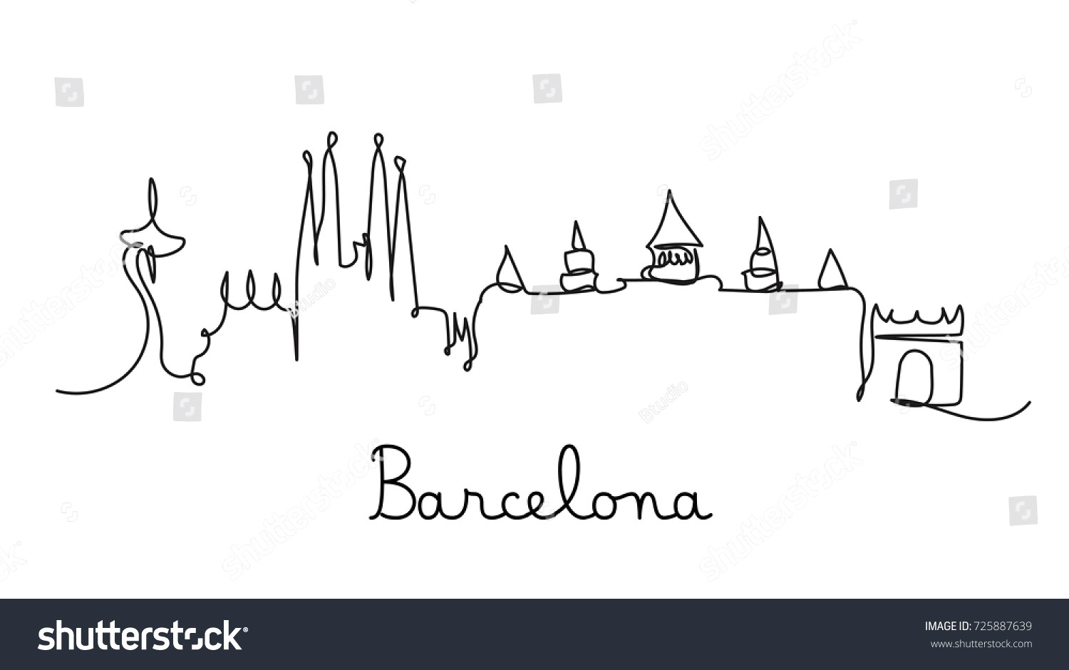 1500x940 Easy Skyline Drawing Simple - Easy Skyline Drawing