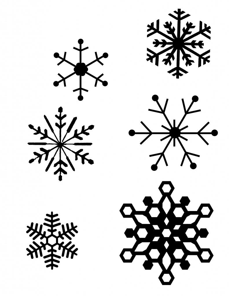 791x1024 Snowflake Drawing Free Download - Easy Snowflake Drawing