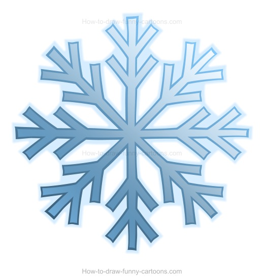 520x551 How To Draw A Snowflake - Easy Snowflake Drawing