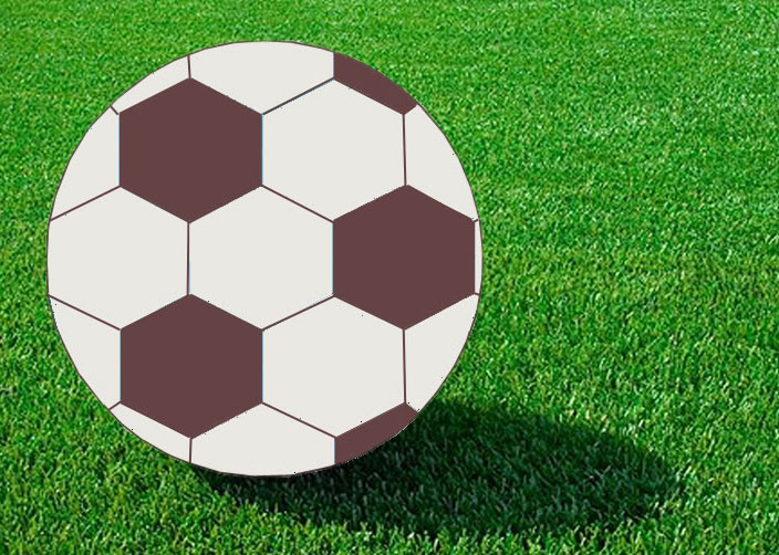 704x502 How To Draw A Soccer Ball - Easy Soccer Ball Drawing