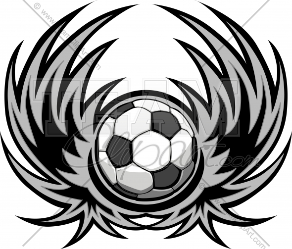 590x503 Soccer Clipart Design Graphic Image Vector Format - Easy Soccer Drawings