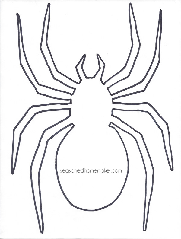 600x792 Spider Drawing Easy For Free Download - Easy Spider Drawing