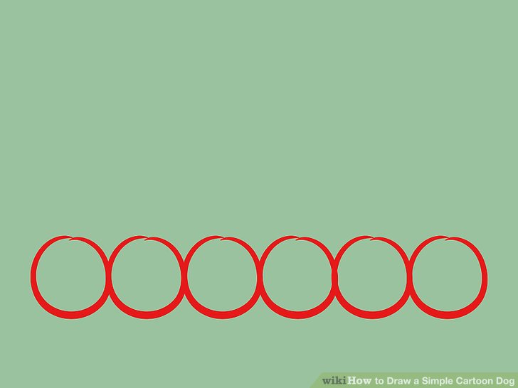 728x546 How To Draw A Simple Cartoon Dog Steps - Easy Steps Drawing A Dog