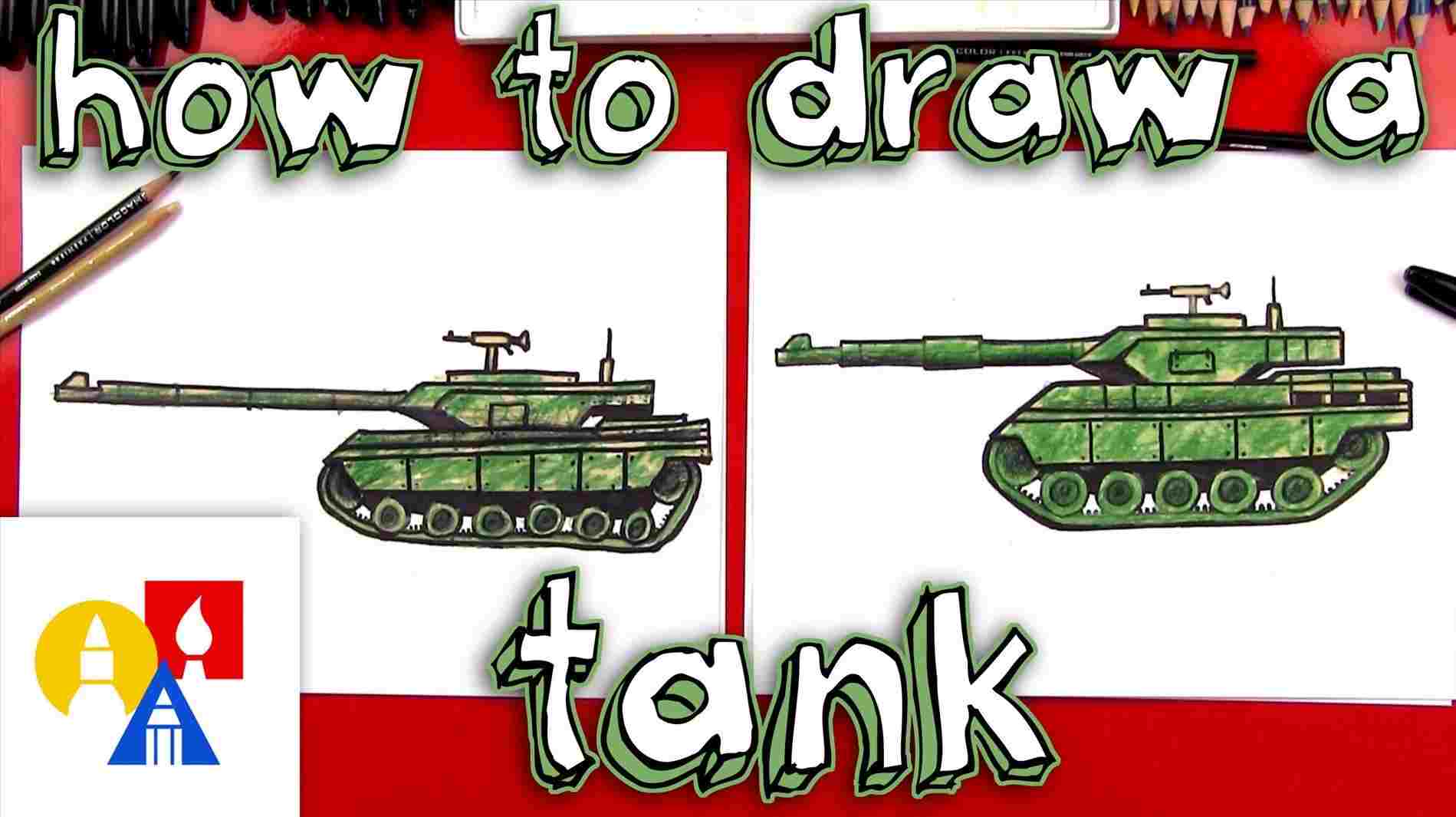 1899x1065 How Easy Tank Drawing To Draw A Realistic Tank Youtuberhyoutubecom - Easy Tank Drawing