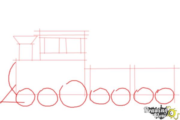 600x400 How To Draw A Simple Train - Easy Train Drawing